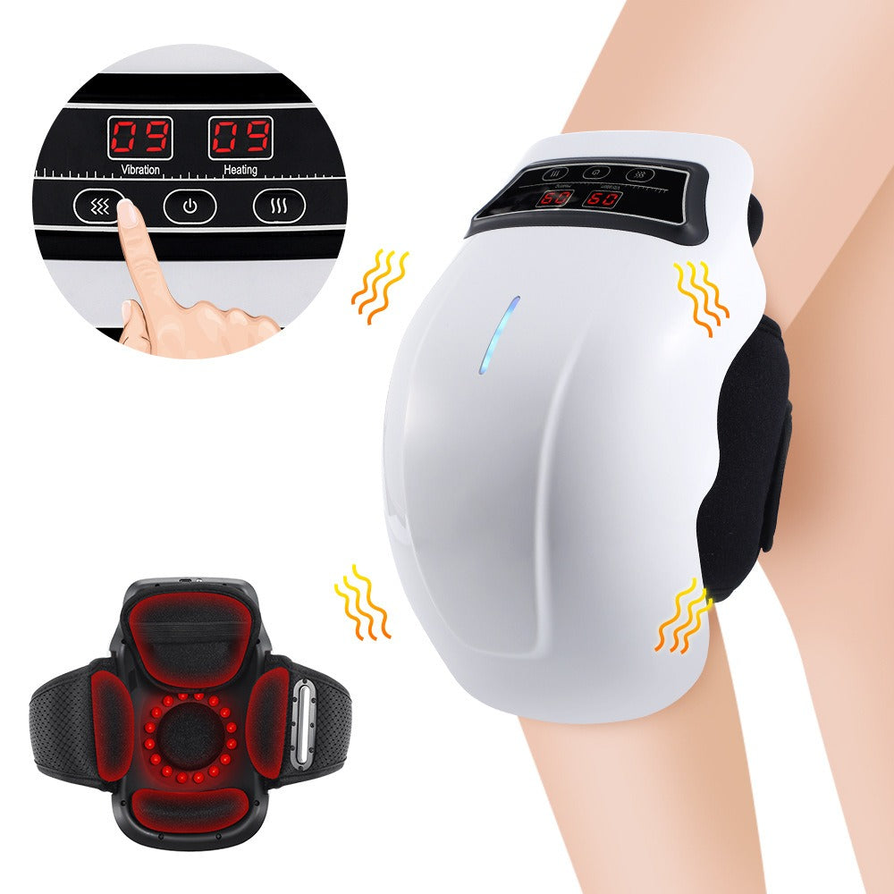 Kneefy™ Smart Knee Massager – Heat & Vibration Therapy for Fast Knee Pain Relief & Joint Recovery